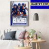 New York Islanders 2023 Stanley Cup Playoffs Clinched Art Decor Poster Canvas