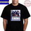 New York Islanders 2023 Stanley Cup Playoffs Clinched Vintage T-Shirt