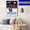 New York Islanders Clinched 2023 Stanley Cup Playoffs Berth Art Decor Poster Canvas