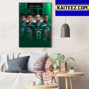 New York Jets Gang Green Offense Art Decor Poster Canvas