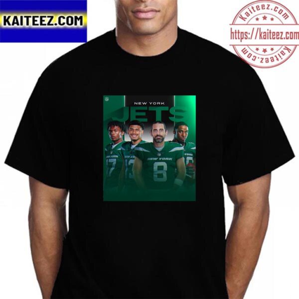 New York Jets Gang Green Offense Vintage T-Shirt
