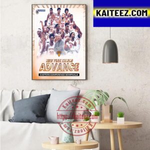 New York Knicks Advance To Eastern Conference Semifinals Art Decor Poster Canvas