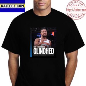 New York Knicks Clinched 2023 NBA Playoffs Berth Vintage Tshirt