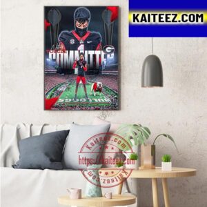 Nitro Tuggle Committed to Georgia Bulldogs Art Decor Poster Canvas