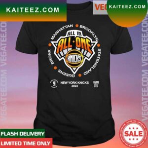 Official New York Knicks All in All one 2023 Playoffs T-shirt