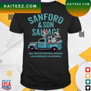 Official Sanford And Son Salvage 9114 South Central Avenue Los Angeles California T-shirt