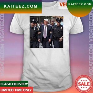 Official official Donald Trump Walking Arrested T-Shirt