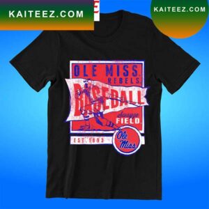 Ole Miss Rebels Baseball Swayze Field retro T-shirt