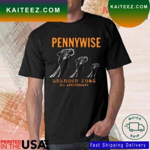 Original Pennywise Unknown Road 30th Anniversary Unisex T-Shirt