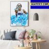 Paolo Banchero 2023 NBA Rookie Of The Year Award Winner Art Decor Poster Canvas