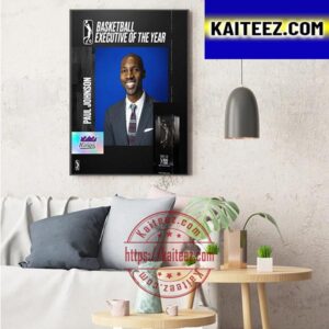 Paul Johnson Is The 2022-23 NBA G League Basketball Executive Of The Year Art Decor Poster Canvas
