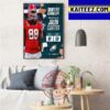 Philadelphia Eagles Select Georgia LB Nolan Smith In The 2023 NFL Draft Art Decor Poster Canvas