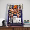 Denver Nuggets Advance To The Western Conference Semifinals Art Decor Poster Canvas