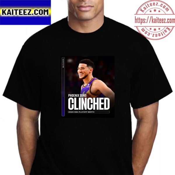 Phoenix Suns Clinched 2023 NBA Playoff Berth Vintage T-Shirt