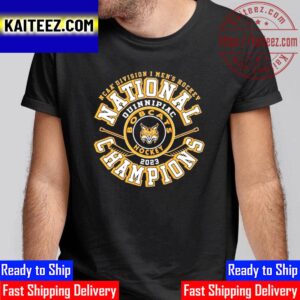 Quinnipiac Bobcats 2023 NCAA Mens Ice Hockey National Champions Unisex T-Shirt