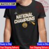 Quinnipiac Bobcats Mens Ice Hockey Are 2023 National Champions Unisex T-Shirt