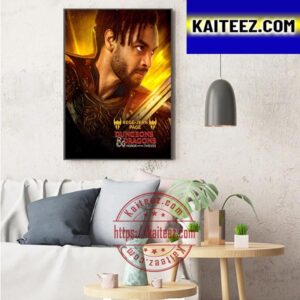 Rege Jean Page As Xenk The Paladin In The Dungeons And Dragons Honor Among Thieves Art Decor Poster Canvas