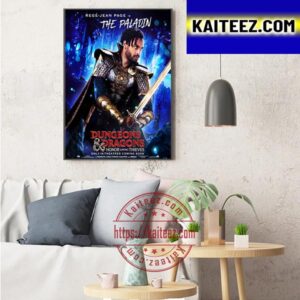 Rege Jean Page Is The Paladin In Dungeons And Dragons Honor Among Thieves Art Decor Poster Canvas