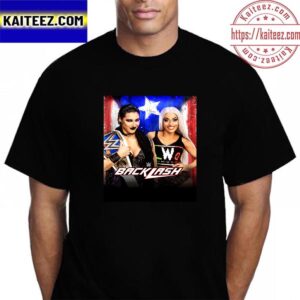 Rhea Ripley Vs Zelina Vega At WWE Backlash In Puerto Rico Vintage T-Shirt