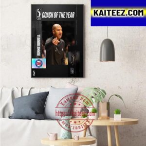 Ronnie Burrell Is The 2022-23 NBA G League Coach Of The Year Art Decor Poster Canvas