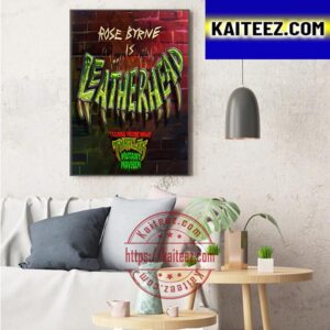 Rose Byrne Is Leatherhead In Teenage Mutant Ninja Turtles Mutant Mayhem Art Decor Poster Canvas