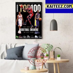 SLAM KICKS Presents TOP 100 The Greatest Basketball Sneakers Of All Time Art Decor Poster Canvas