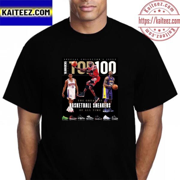 SLAM KICKS Presents TOP 100 The Greatest Basketball Sneakers Of All Time Vintage T-Shirt