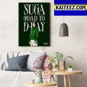SUGA Road To D-DAY Poster Art Decor Poster Canvas