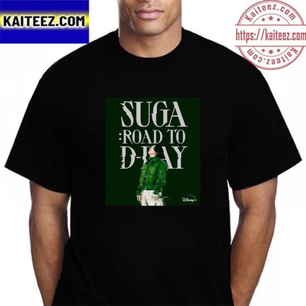 SUGA Road To D-DAY Poster Vintage T-Shirt