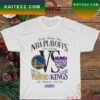 Sacramento Kings vs. Golden State Warriors Fanatics Branded 2023 NBA Playoffs Matchup T-Shirt