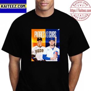 San Diego Padres Juan Soto Vs Cody Bellinger Chicago Cubs Free Game In MLB Vintage T-Shirt
