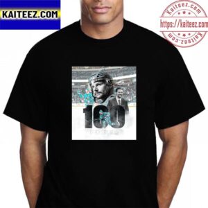 San Jose Sharks Erik Karlsson 100 Points In NHL Vintage T-Shirt