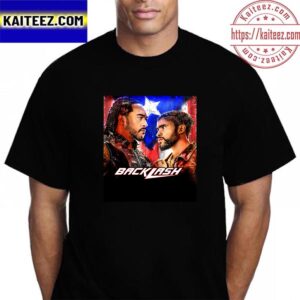 Sanbenito Vs Damian Priest Archer Of Infamy In A Street Fight at WWE Backlash Vintage T-Shirt