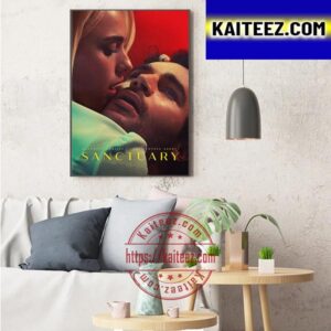 Sanctuary Official Poster With Starring Margaret Qualley and Christopher Abbott Art Decor Poster Canvas
