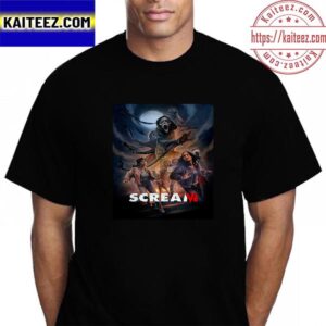 Scream VI New Poster Movie Fan Art Vintage T-Shirt