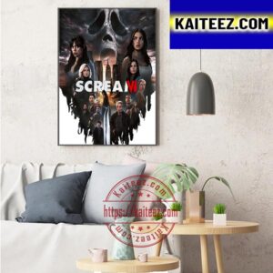 Scream VI Official Poster Art Decor Poster Canvas