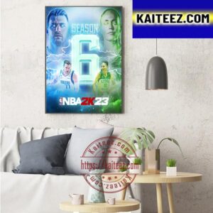 Season 6 Of NBA2K23 Official Poster Art Decor Poster Canvas