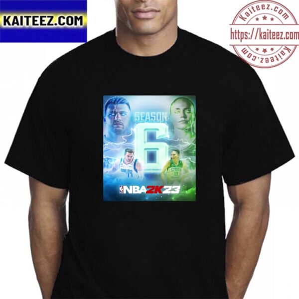 Season 6 Of NBA2K23 Official Poster Vintage T-Shirt