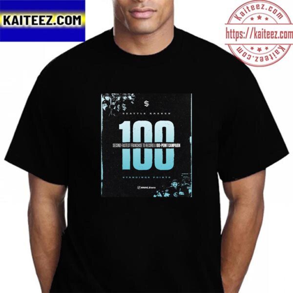 Seattle Kraken 100 Point Campaign Vintage T-Shirt