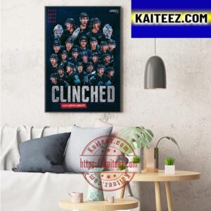 Seattle Kraken Clinched 2023 Stanley Cup Playoffs Art Decor Poster Canvas