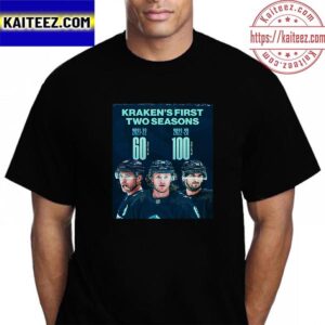 Seattle Kraken First Two Season In NHL History Vintage T-Shirt