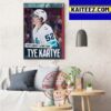 Seattle Kraken Tye Kartye First Career NHL Playoff Game Art Decor Poster Canvas