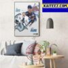 Seattle Kraken Stanley Cup Playoffs Debut Art Decor Poster Canvas