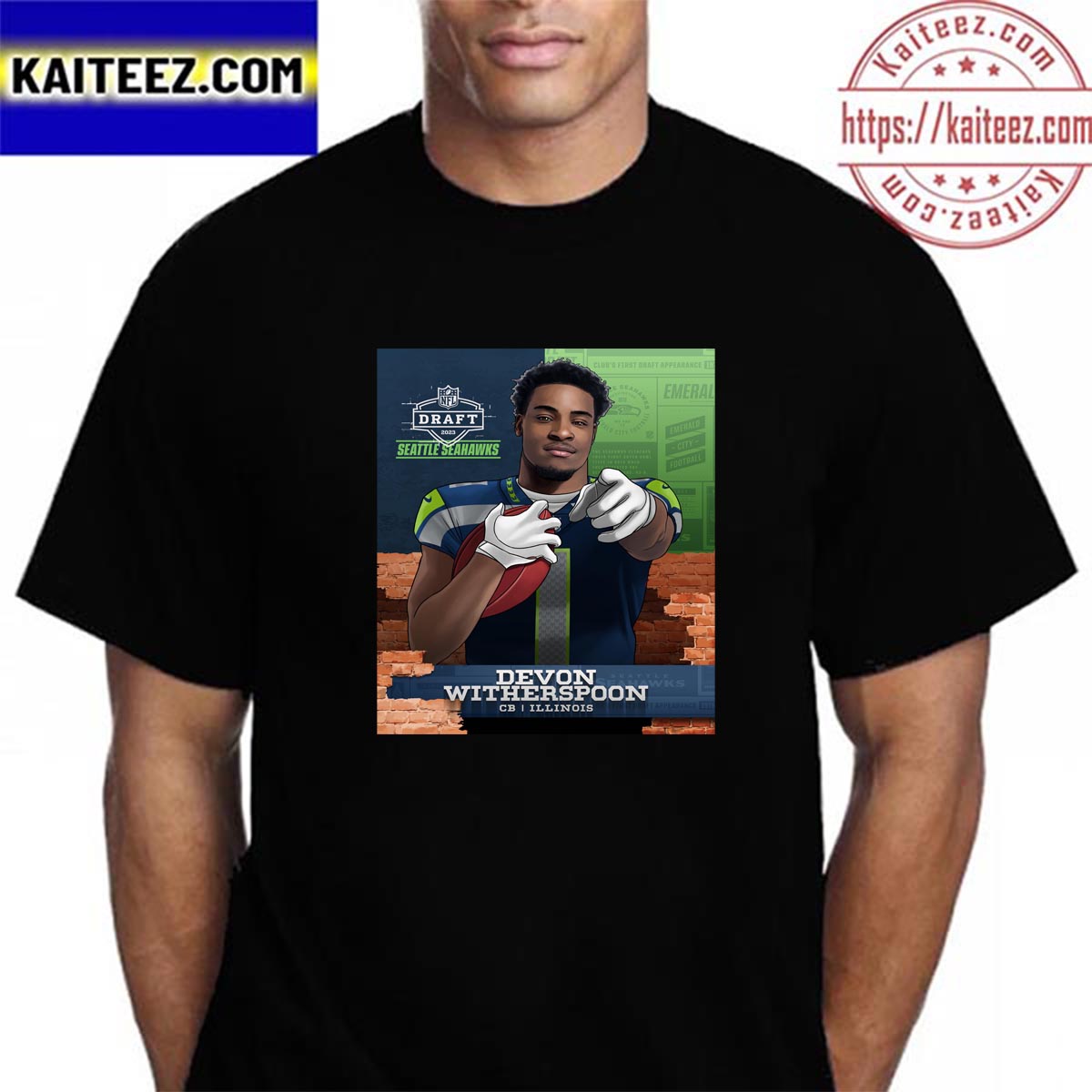 Official Witherspoon Illinois Football Shirt, hoodie, sweater