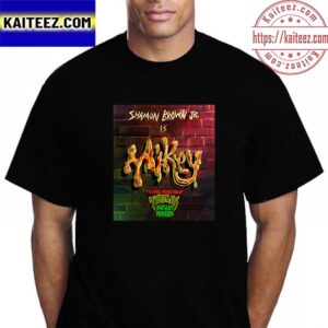 Shamon Brown Jr Is Michelangelo In Teenage Mutant Ninja Turtles Mutant Mayhem Vintage T-Shirt