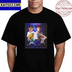 Shintaro Fujinami Vs Shohei Ohtani At MLB Opening Week 2023 Vintage Tshirt