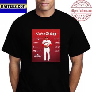 Shohei Ohtani Los Angeles Angels MLB Pitching Decisions Vintage T-Shirt