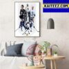 Stanley Cup Playoffs Only One Team Raise The Cup Art Decor Poster Canvas