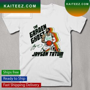 Slam Jayson Tatum The Garden Ghost Signature T-shirt