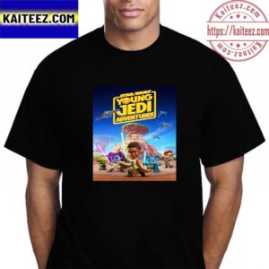 Star Wars Young Jedi Adventures Poster Vintage T-Shirt